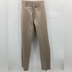 Nordstrom Mens Shop Khaki Athletic Fit Non-Iron Dress Pants